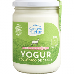 Yogur de cabra desnatado 420gr bio cantero de letu