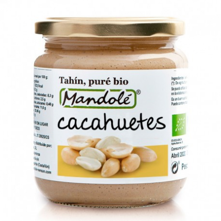 Pure cacahuete tostado 325gbio mandole