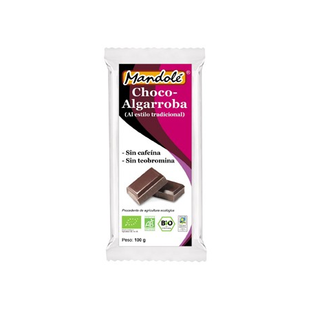 Chocolate algarroba 100gr.mand