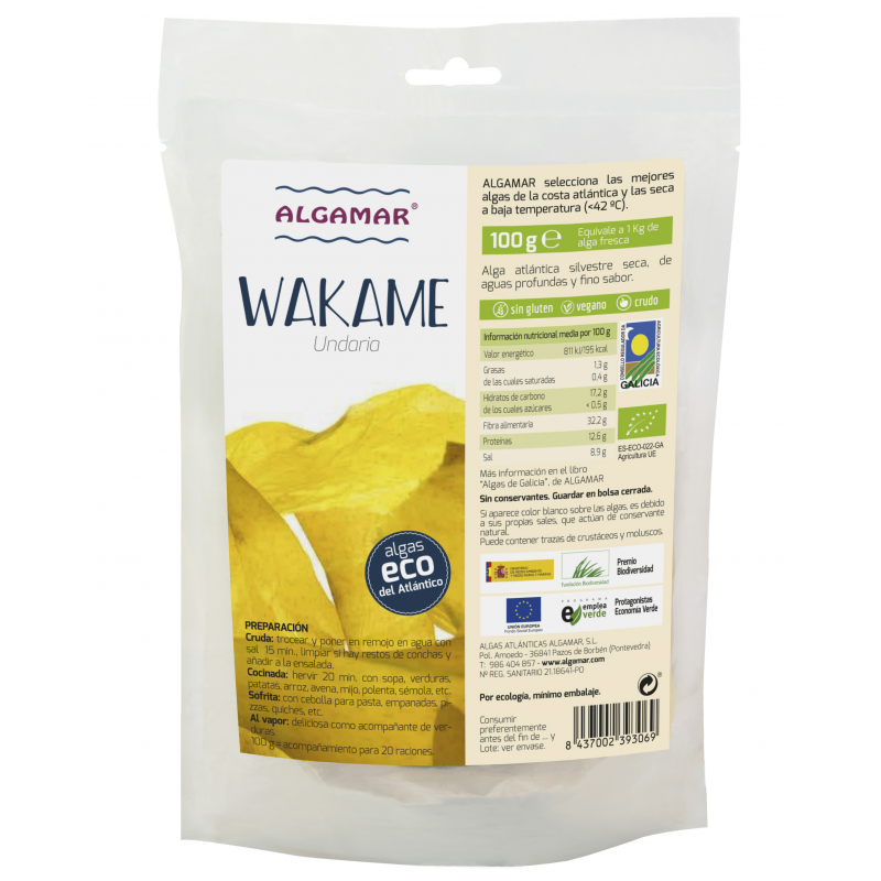 Alga wakame 100gr algamar