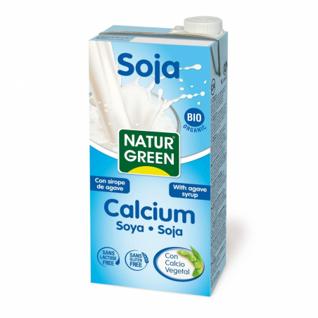 Ecomil soja sirope agave bio 1l azul