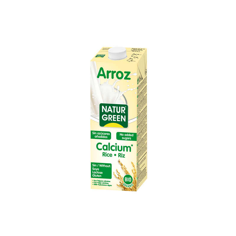 Leche arroz calcio 1lt naturgreen