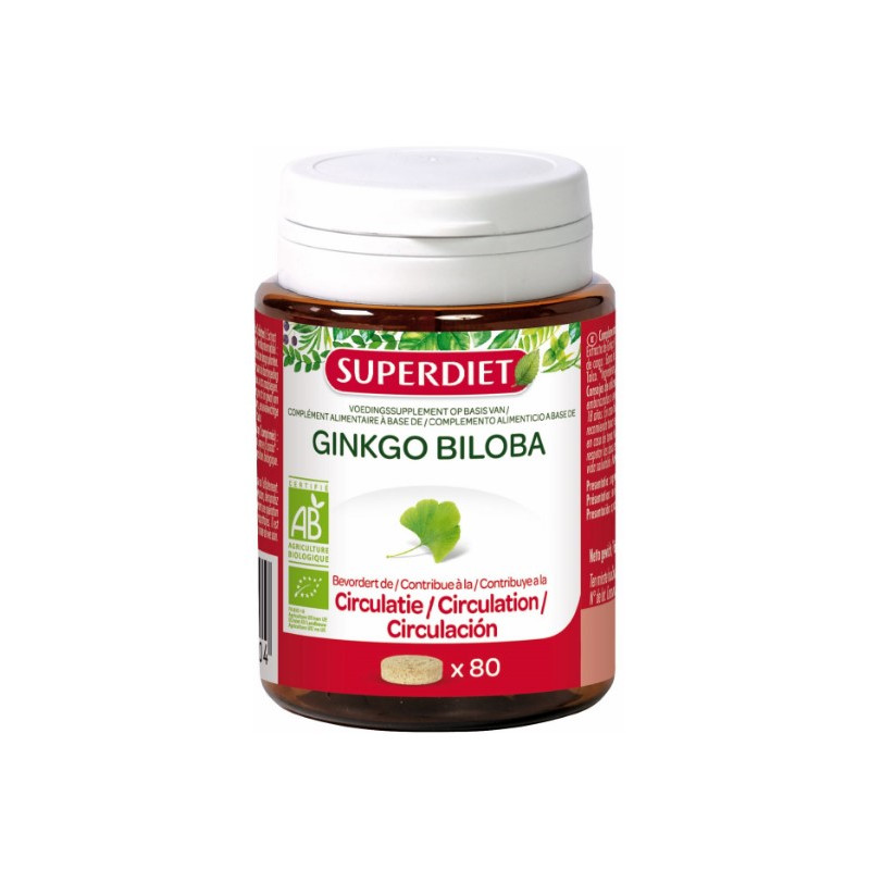 Ginkgo biloba bio 80c.superdiet