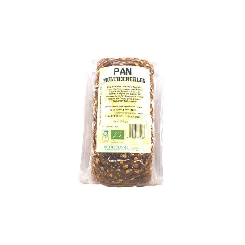 Pan  multicereales 500gr bio biogredos