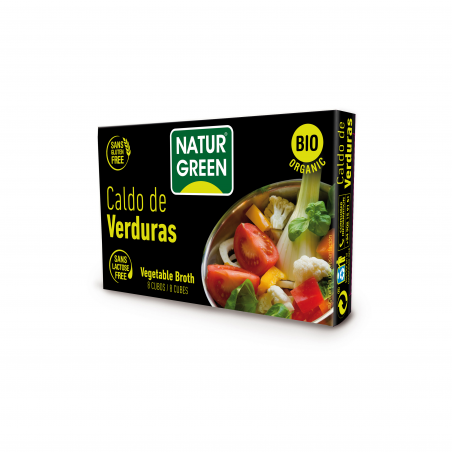 Caldo verduras 8cubitos naturgreen