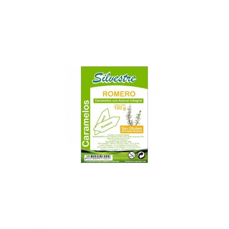 Caramelos romero 150gr silvest