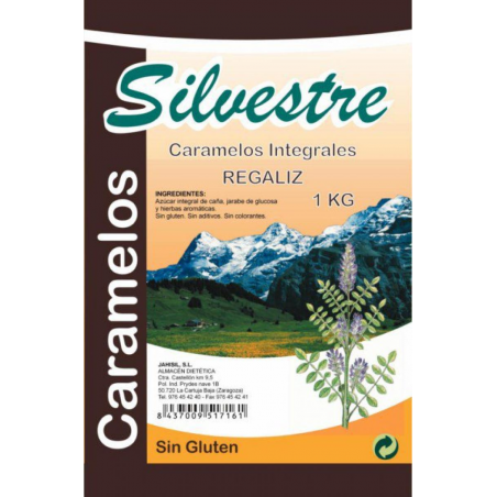 Caramelos regaliz 1k silvestre