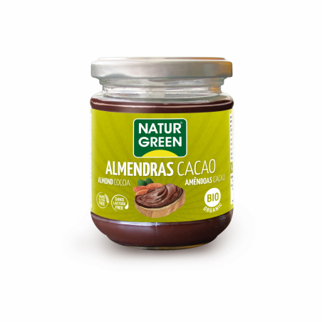 Crema almendras+cacao naturgreen