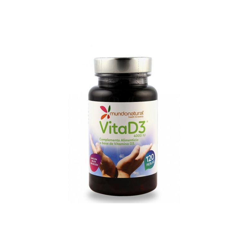 Vitamina d3 120p 4mil mundonatural
