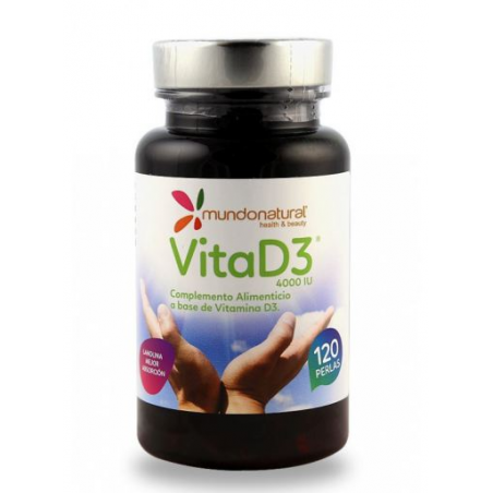 Vitamina d3 120p 4mil mundonatural