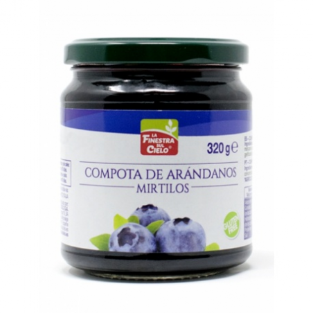Compota arandano 320gr bio f/c