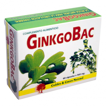 Ginkgobac 60caps 560mg golden-green