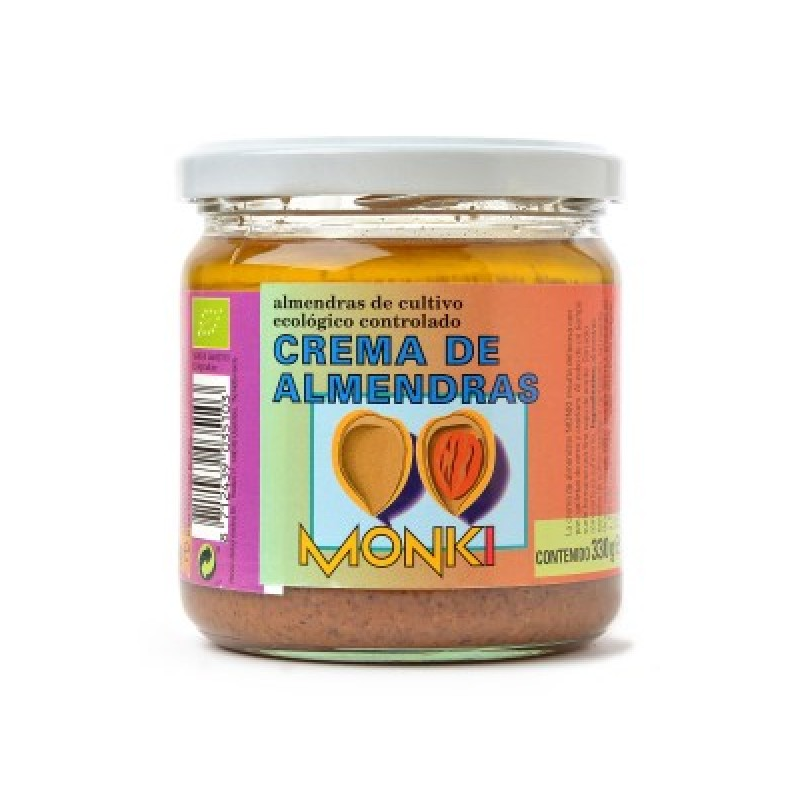 Crema almendras tosta 330 monk