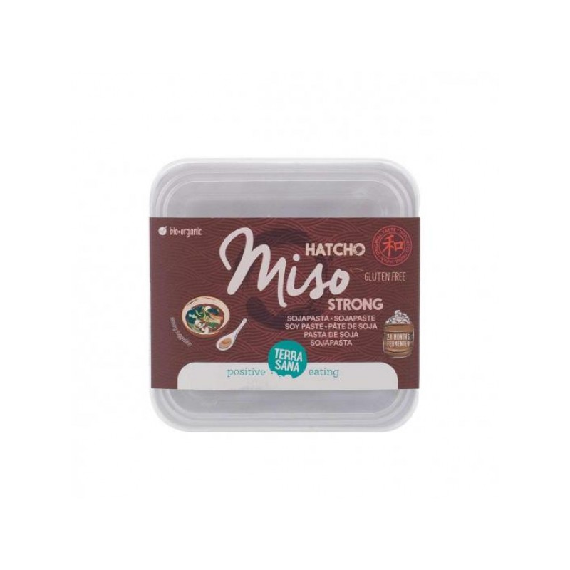 Hatcho miso strong 300g sin gluten tarrina terrasa