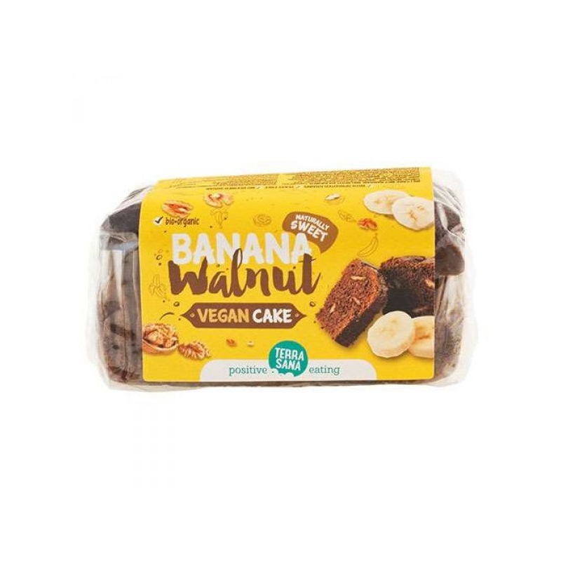 Pastel platano,nuez y germina.350gr bio terrasana