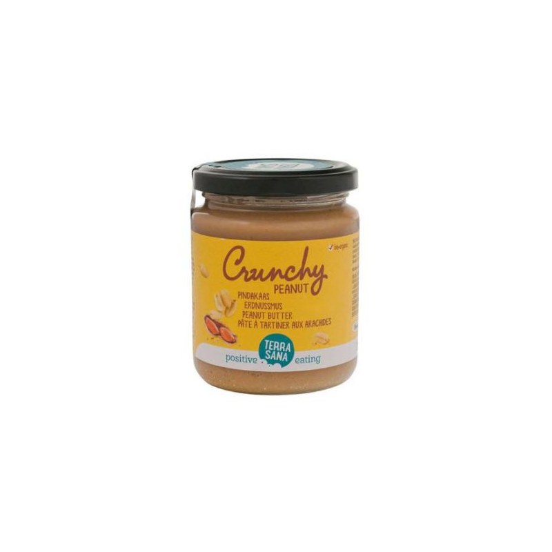 Crema cacahuete 250gr crunchi bio terrasana