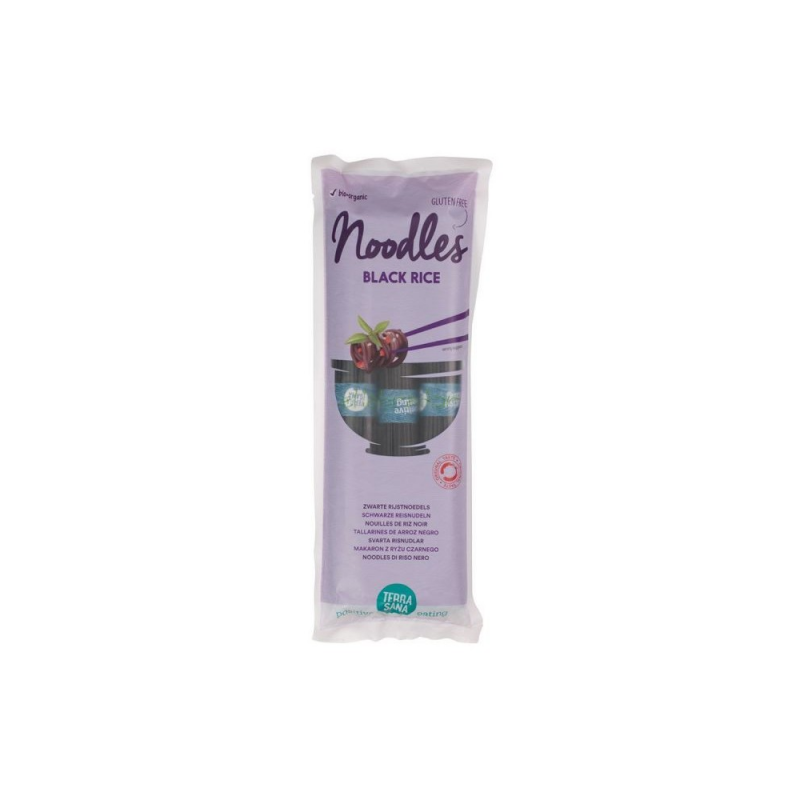 Espagueti de arroz negro 250gr terrasana