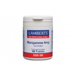 Manganeso 4mg ( como citrato ) 100tab  lamberts