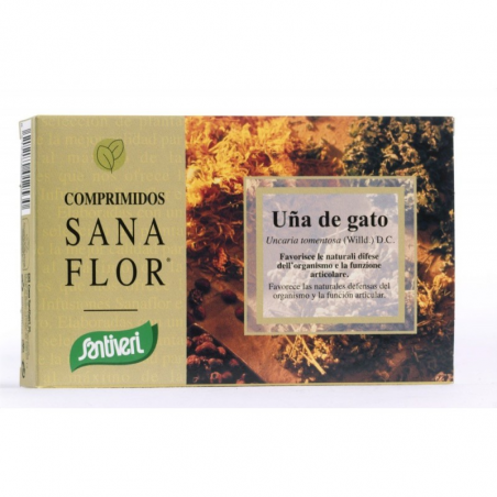 Sanaflor uña de gato 60comp. santiveri