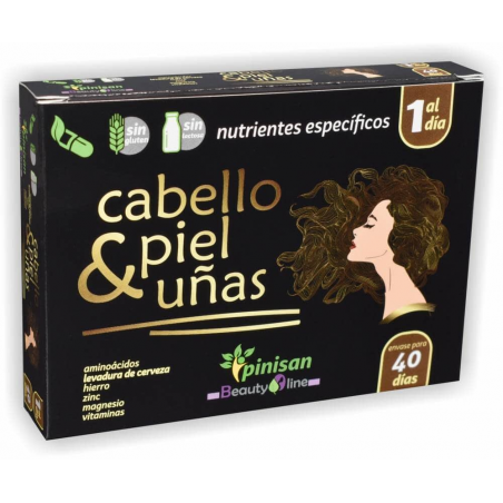 Cabello piel y uñas 40cap pini