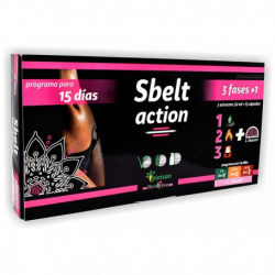 Sbelt action slim line 3x50ml+15caps. pinisan