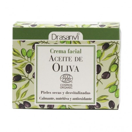 Crema facial aceite oliva 50ml drasanvi