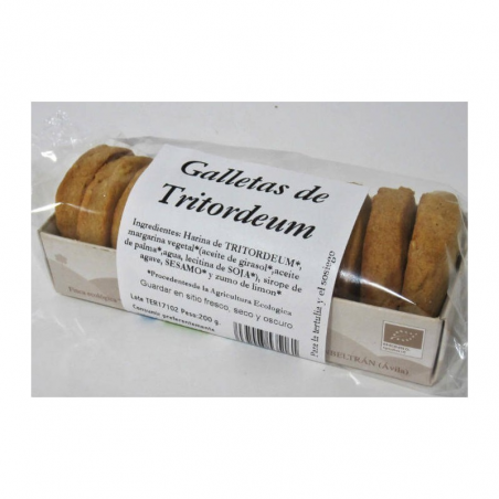 Galletas de tritordeum 200gr bio biogredos