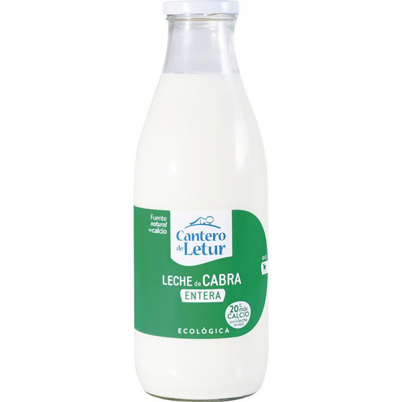 Leche cabra entera 1l cabtero de letur