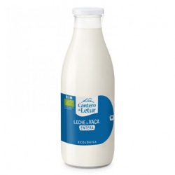 Leche vaca entera bio 1l cantero letur vegetalia