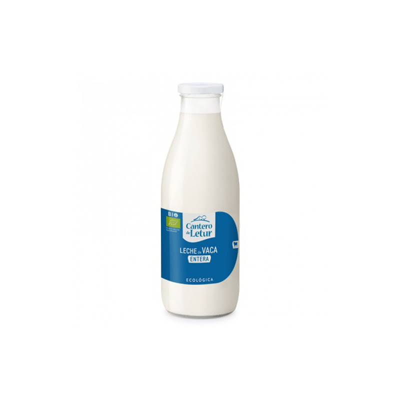 Leche vaca entera bio 1l cantero letur vegetalia