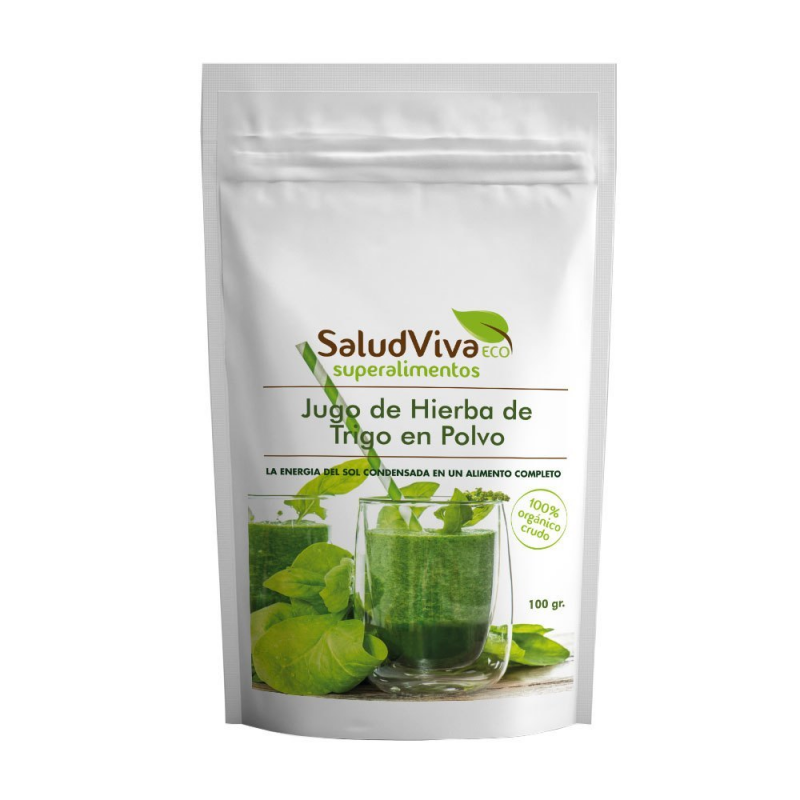 Jugo de hierba de trigo polvo 100gr bio salud viva