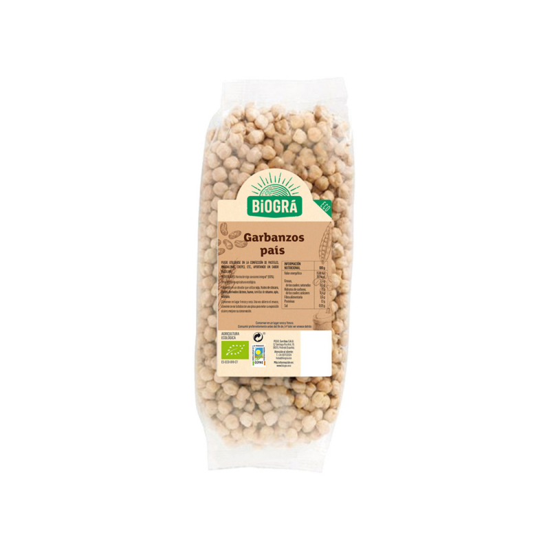Garbanzos pais bio 500gr biogra