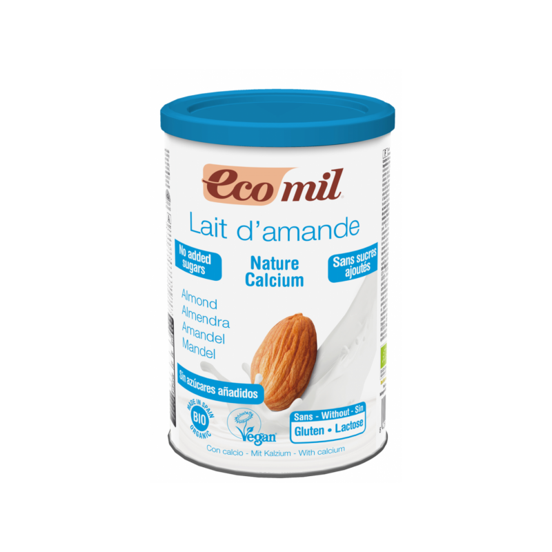 Ecomil almendra nature calcio 400r bio s/a s/l s/g