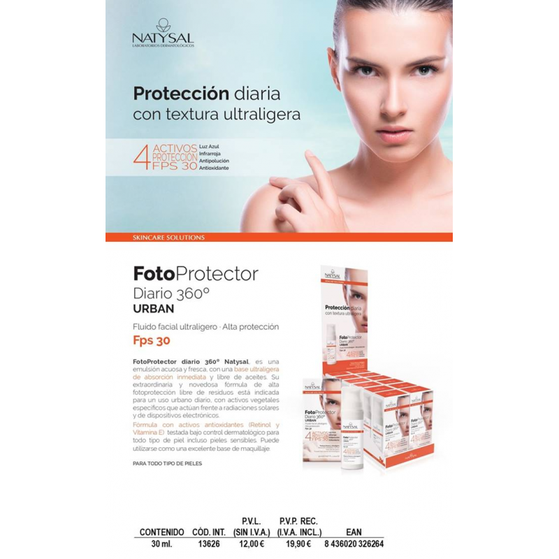 Fotoprotector fps 30  natysal