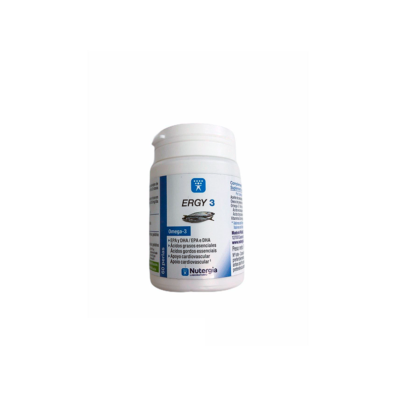 Ergy 3 omega 3 180perlas nutergia