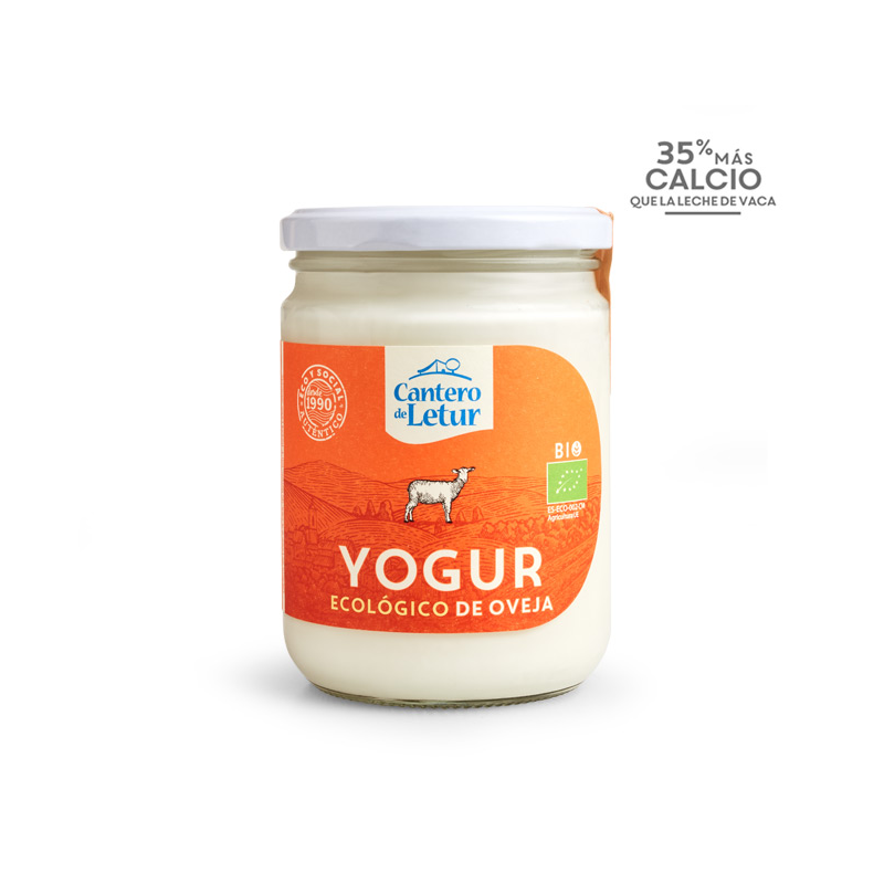 Yogur de oveja 420gr bio cantero de letur