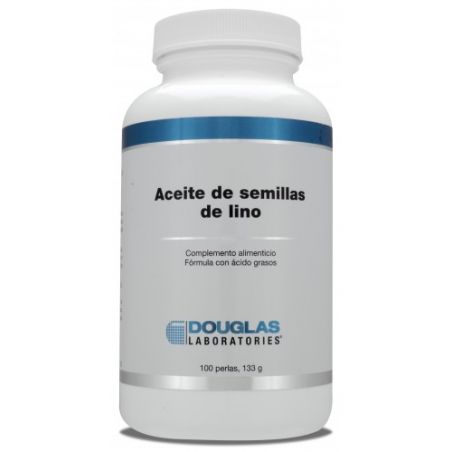 Aceite semillas lino 100perlas douglas