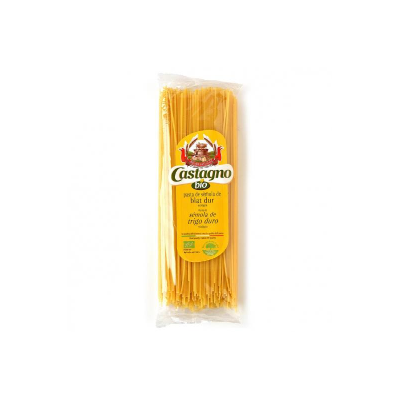 Espagueti trigo blanco 500gr bio castagno