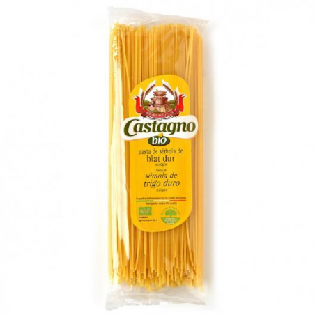 Espagueti trigo blanco 500gr bio castagno