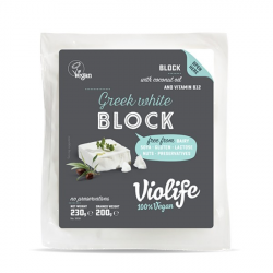 Queso bloque estilo griego vegano 230gr e.g