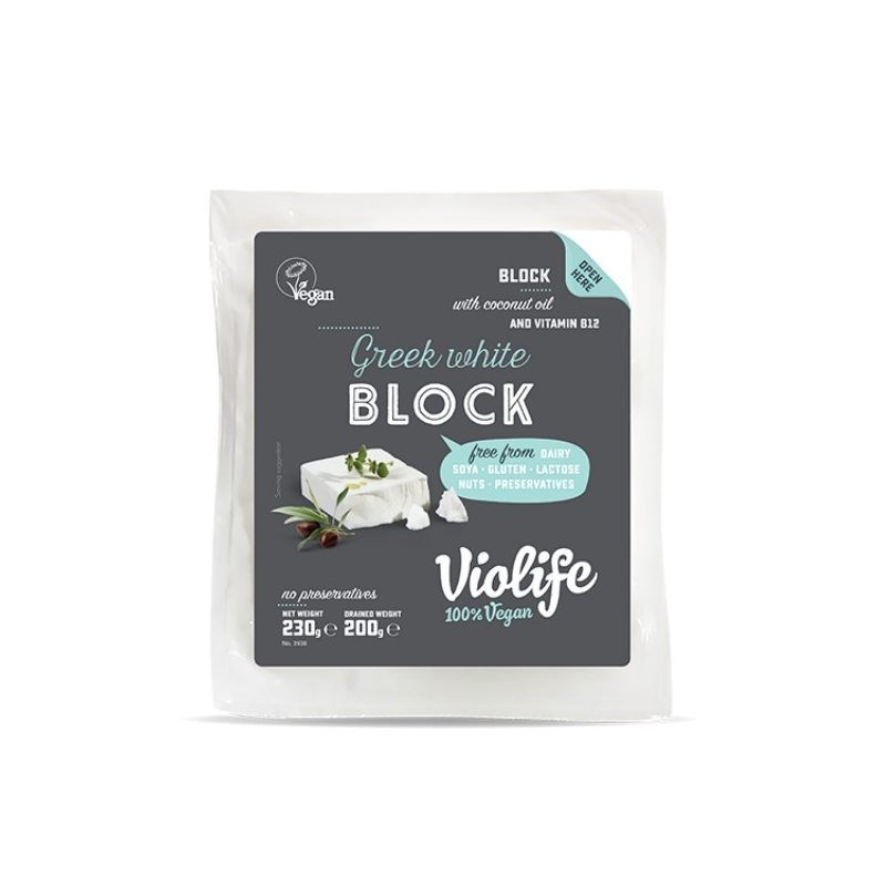 Queso bloque estilo griego vegano 230gr e.g
