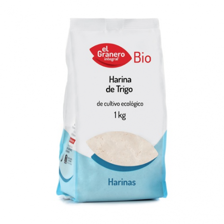 Harina de trigo blanca 1kg bio granero