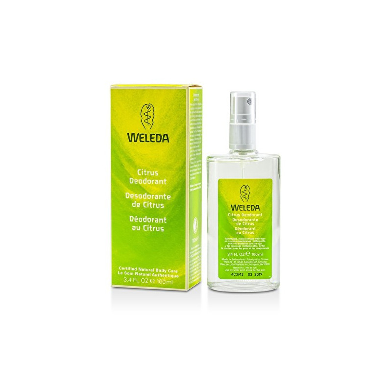 Desodorante citrus spray 100ml weleda