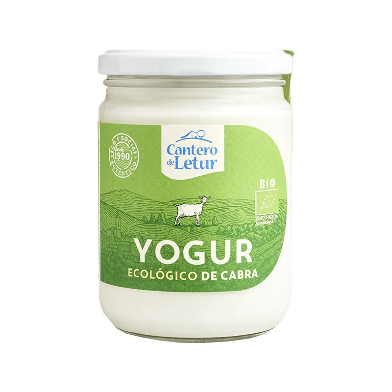 Yogur cabra ecologico 420g cantero letur