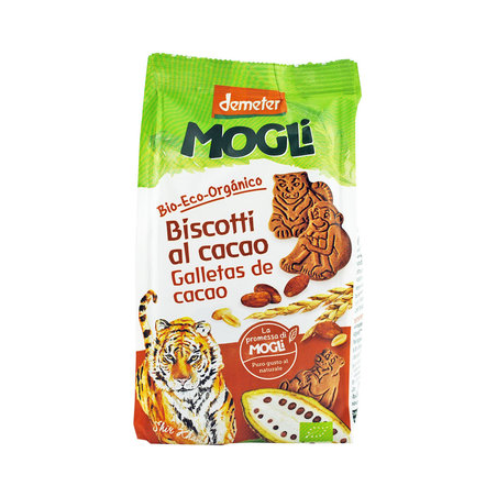Galletas cacao tigre 125gr bio mogli demeter