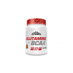 Glutamina+bcaa 500gr sabor cola zero vitobest