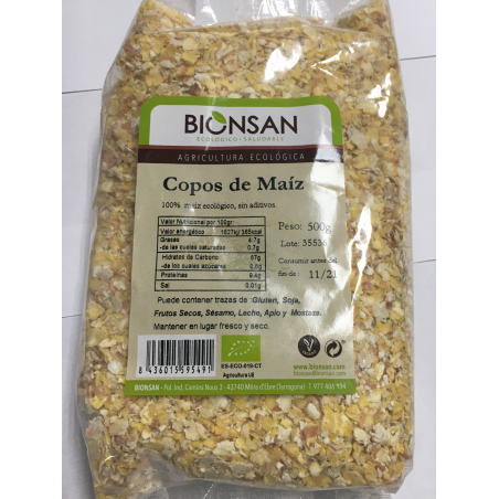 Copos de maiz bio 500gr bionsan