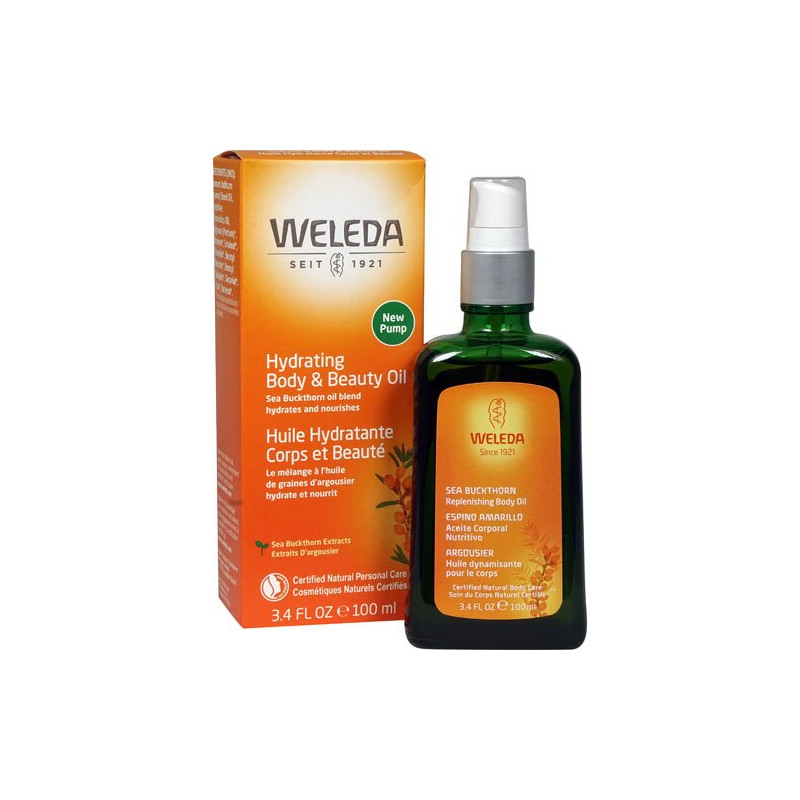 Aceite corporal espino amarilo