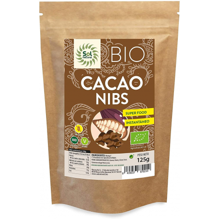 Cacao nibs bio 125gr.
