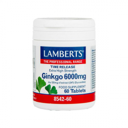 Ginkgo biloba 6000mg. 60tab.  lamberts